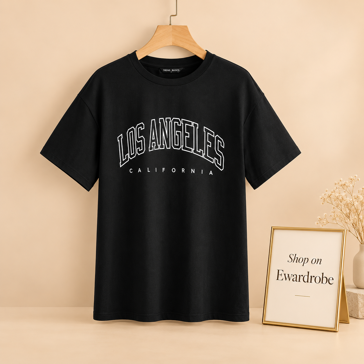 Black Tshirt LosAngeles
