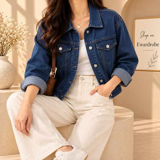 Mid Blue Denim Jacket