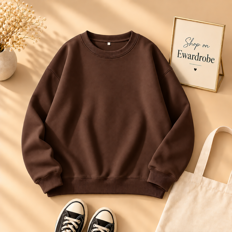 Basic Brown Sweatshirt