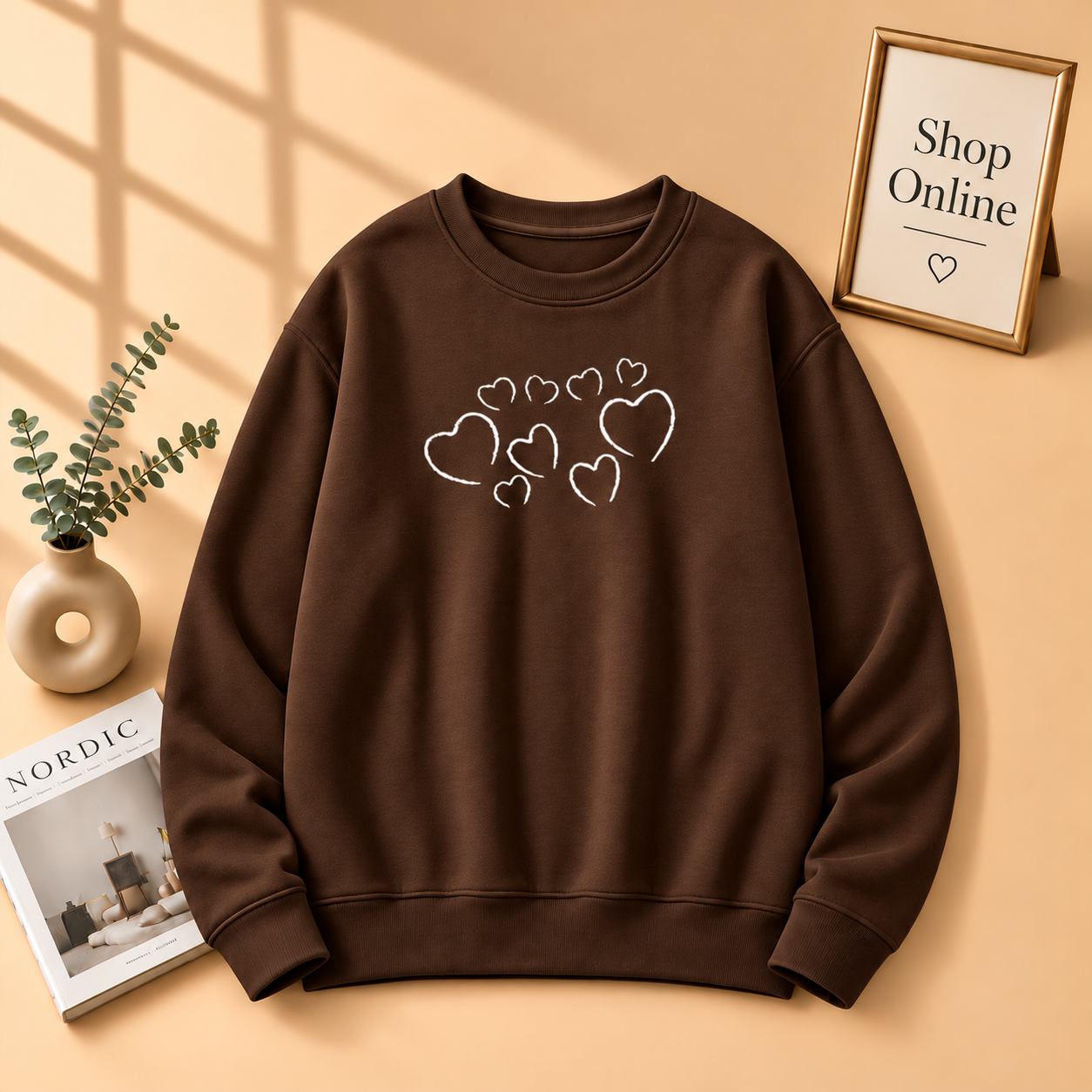 Plus Heart Sweatshirt