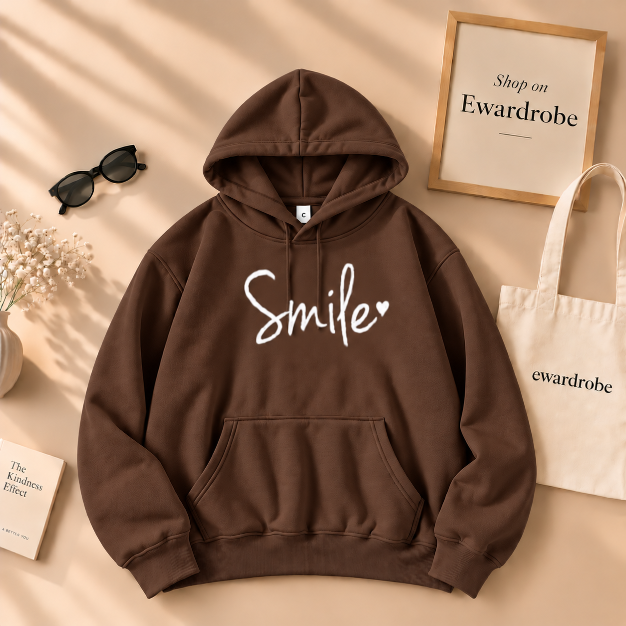Smile Printed Hoodie