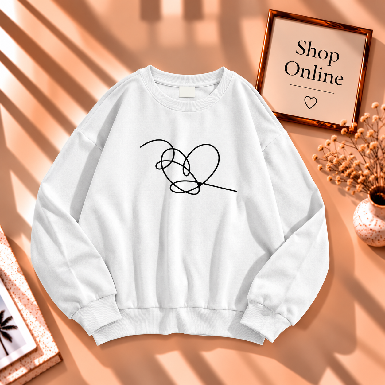 String Heart Sweatshirt