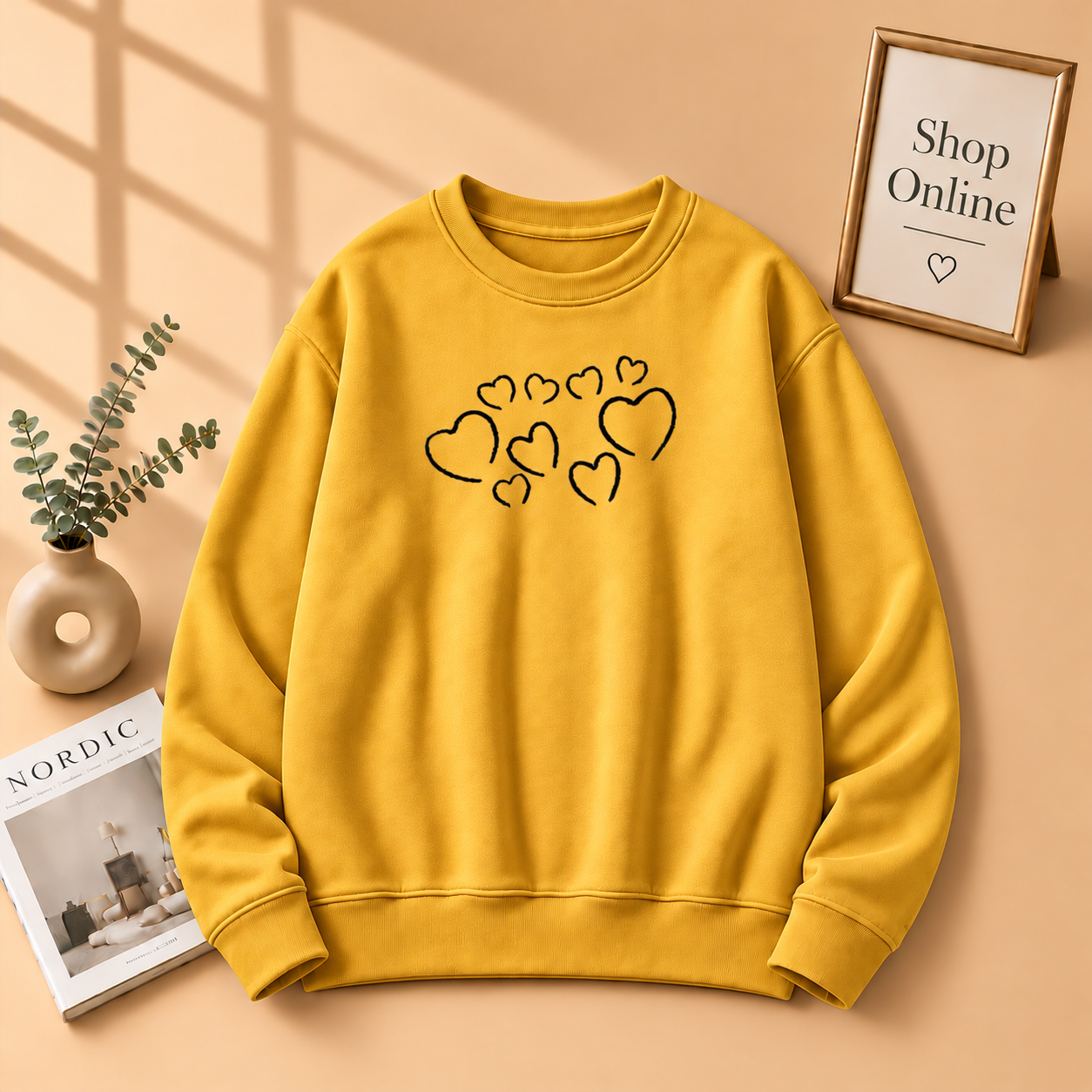 Plus Heart Sweatshirt