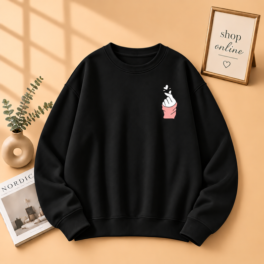 Pocket Love Charm Sweatshirt