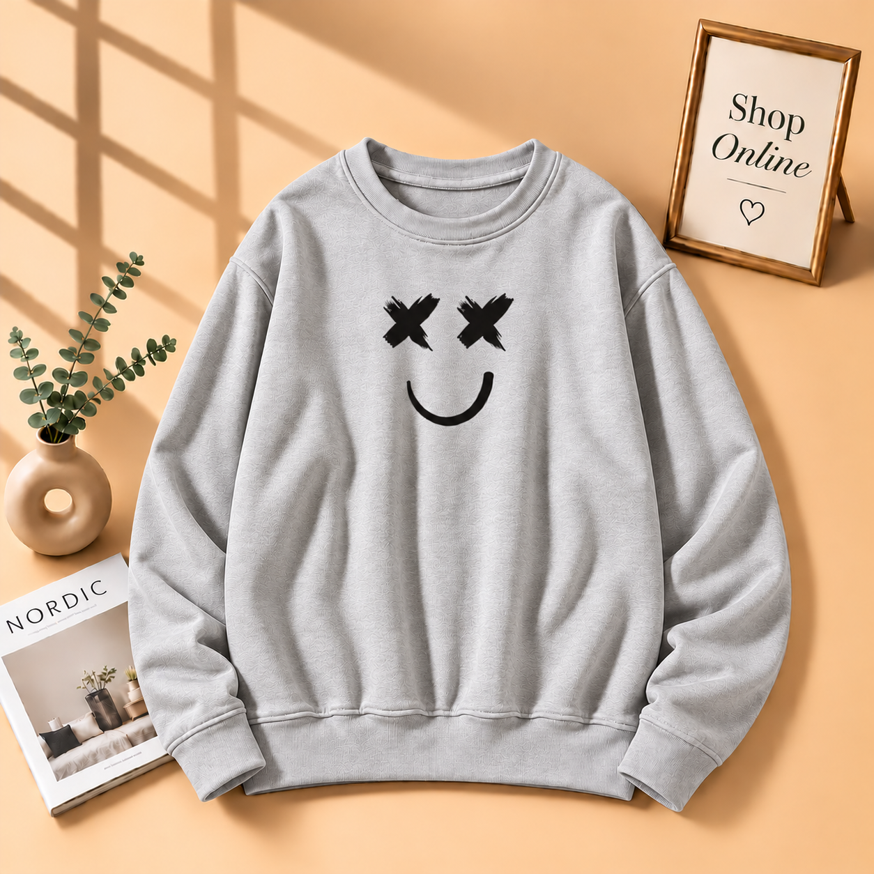 Marshmallow Printed Sweatshirt