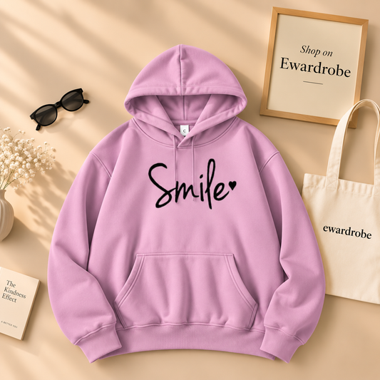 Smile Printed Hoodie