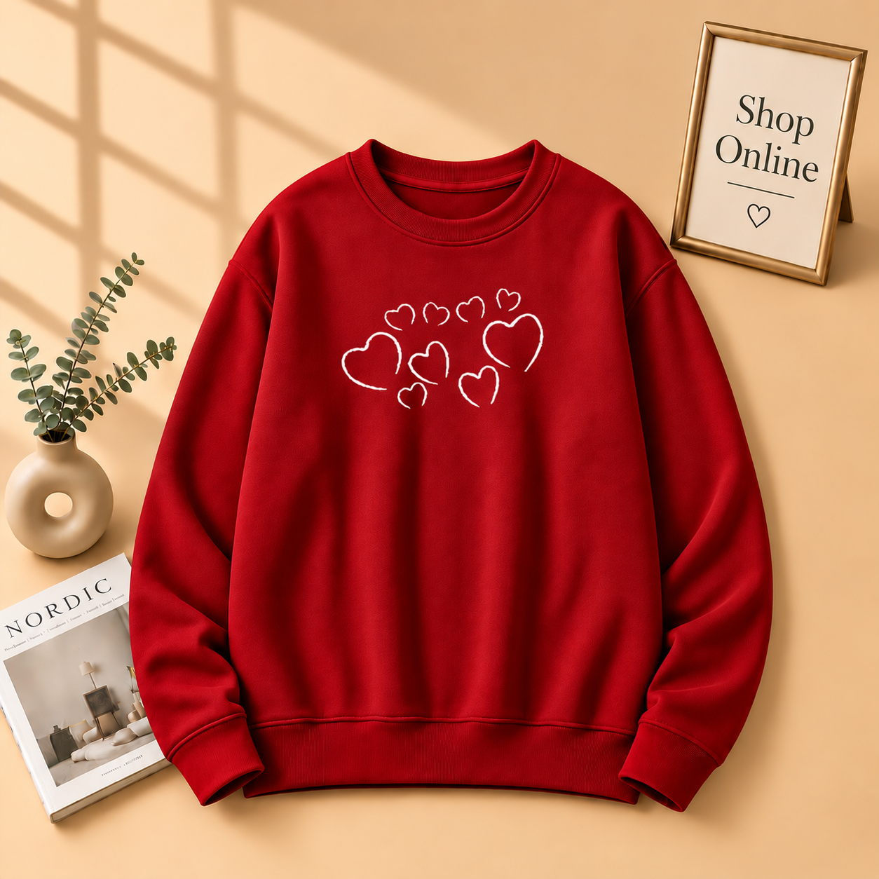 Plus Heart Sweatshirt