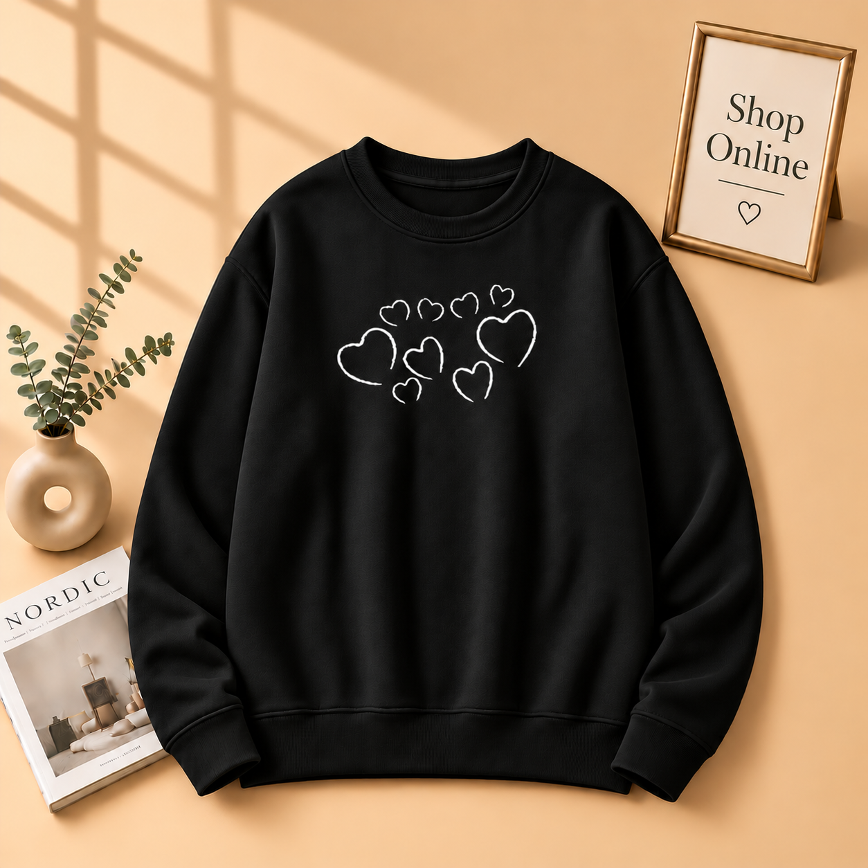 Plus Heart Sweatshirt