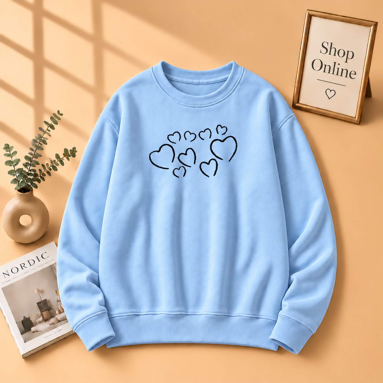 Plus Heart Sweatshirt