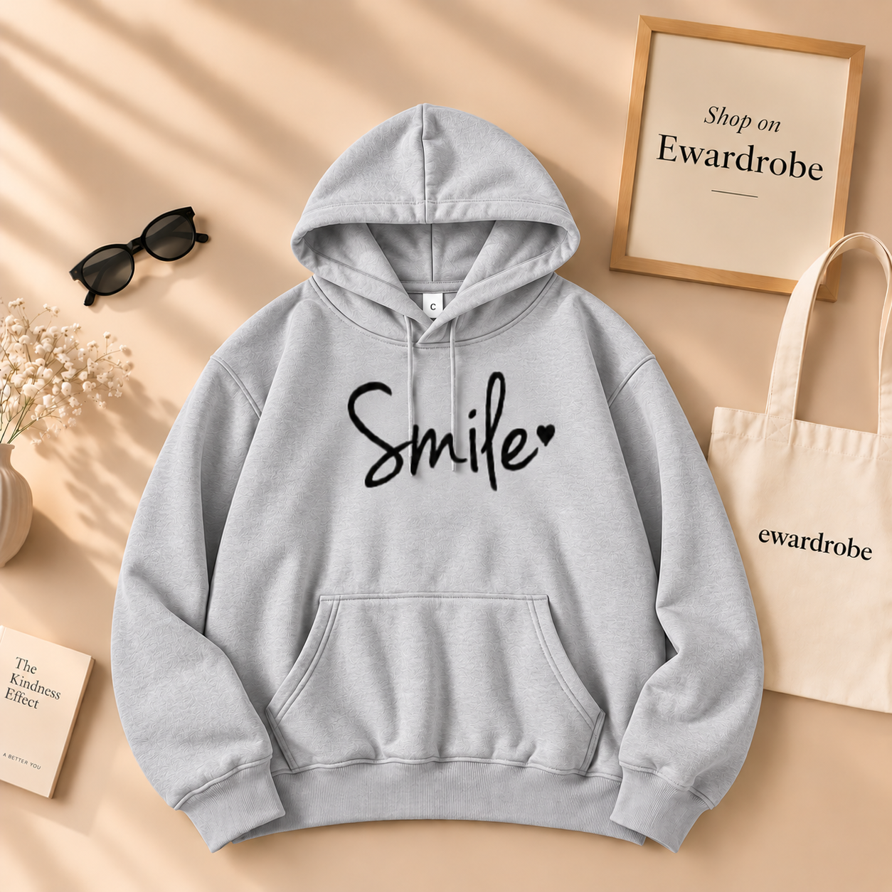 Smile Printed Hoodie
