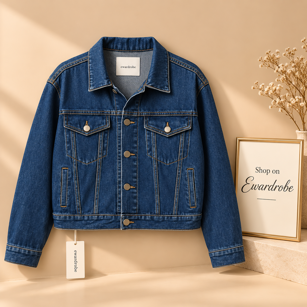 Mid Blue Denim Jacket