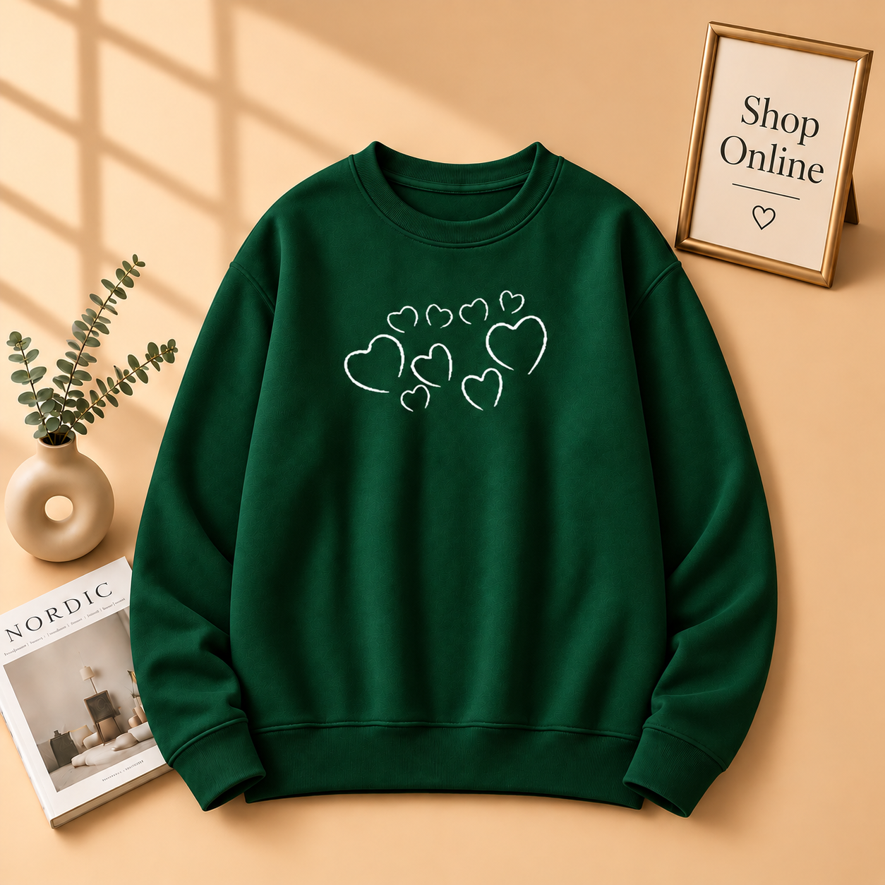 Plus Heart Sweatshirt