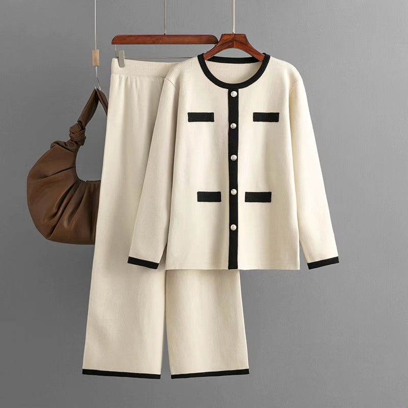 White Button Winter Tracksuit
