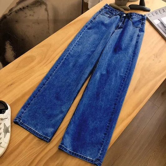 MIDISH BLUE WIDE LEG JEANS