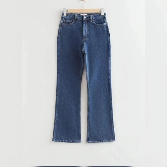 MIDISH BLUE BOOT CUT JEANS