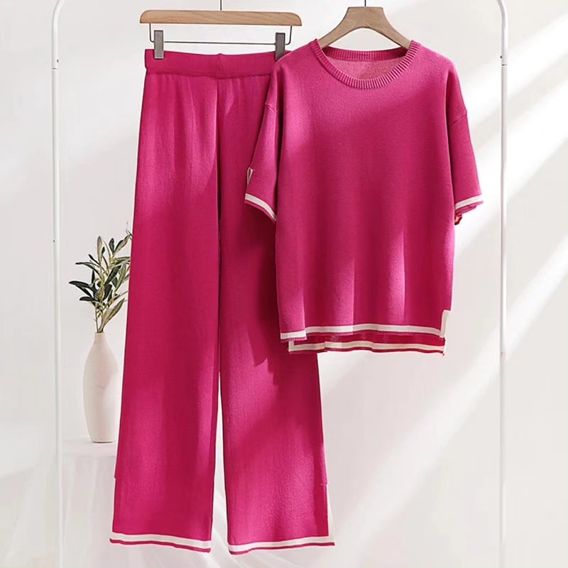 SHOCKING PINK SUMMER LINING TRACKSUIT