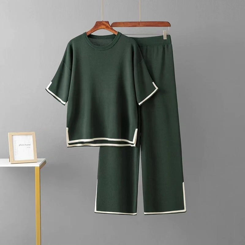 BOTTLE GREEN SUMMER LINING TRACKSUIT