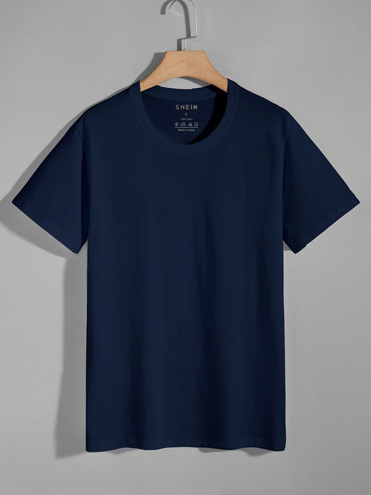 NAVY BLUE PLAIN TSHIRT