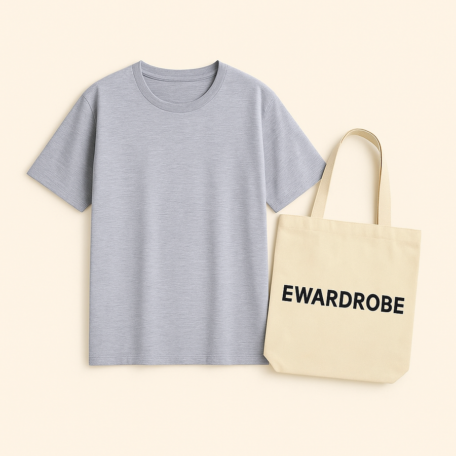 PLAIN GREY TSHIRT