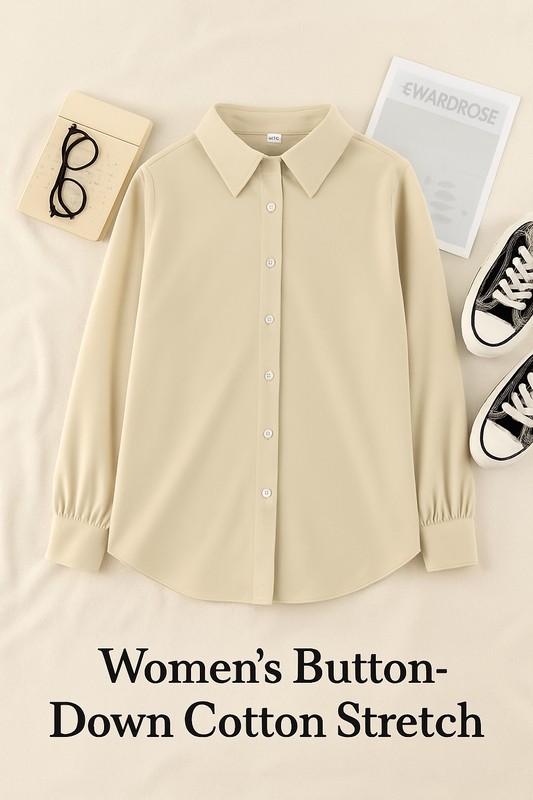 CREAM BUTTON DOWN SHIRT