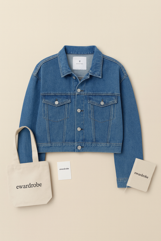 MID BLUE DENIM JACKET