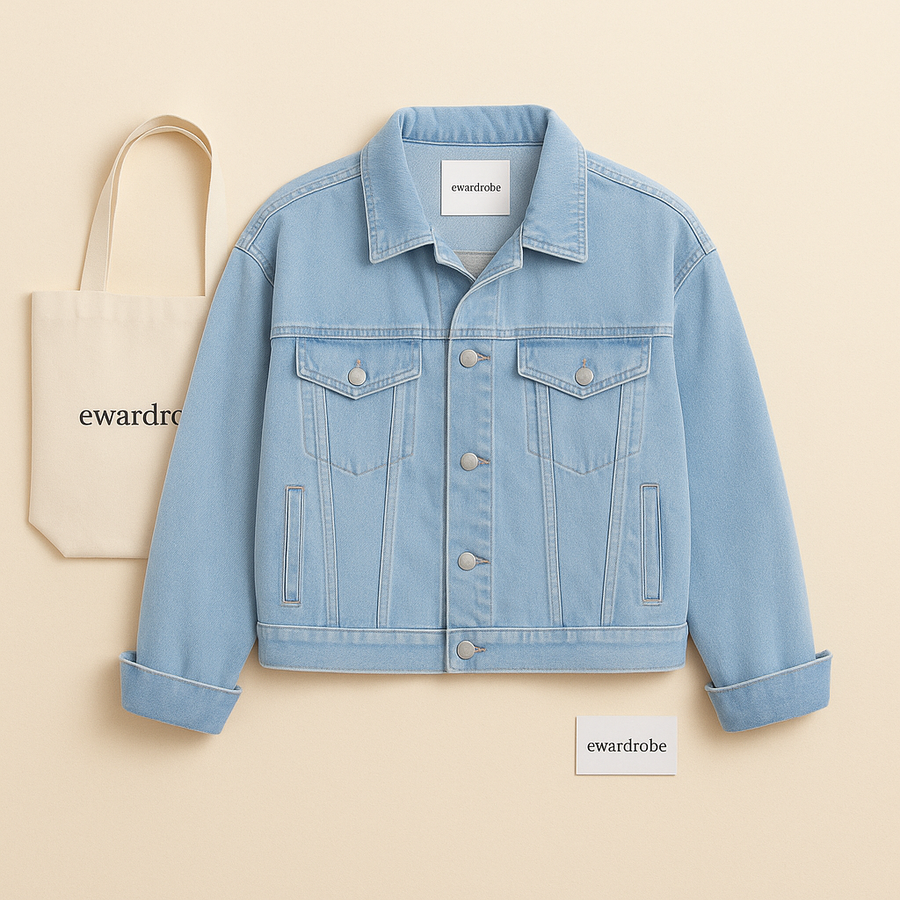 Ice Blue Denim Jacket