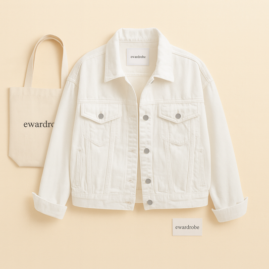 WHITE DENIM JACKET