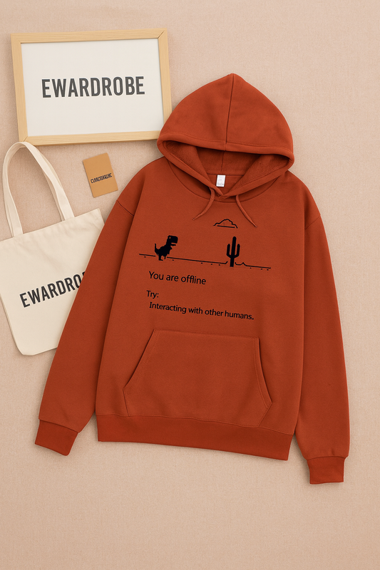 RED OFFLINE HOODIE