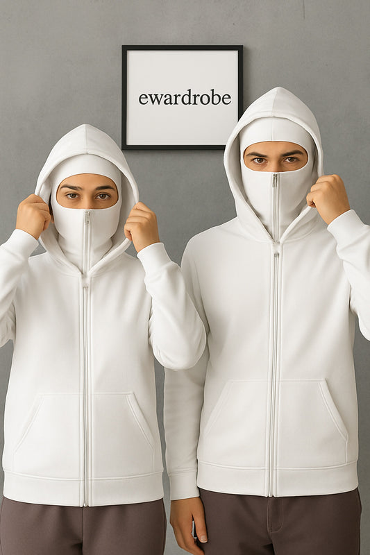 NINJA WHITE HOODIE