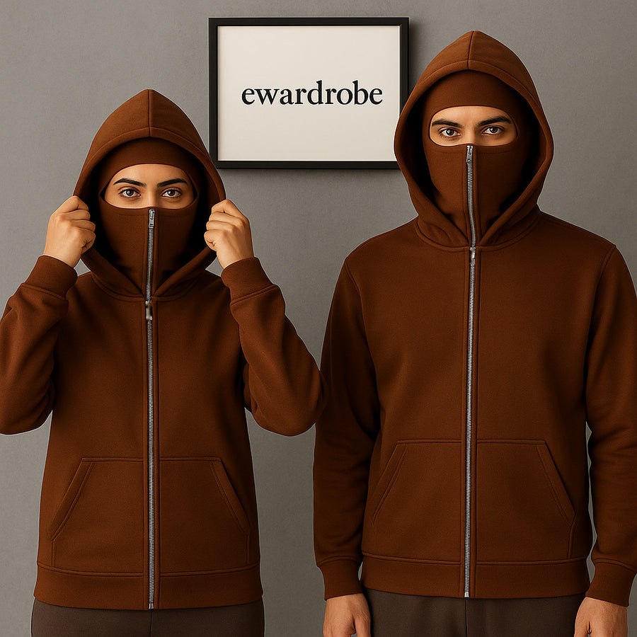 Ninja Brown Hoodie - Unisex