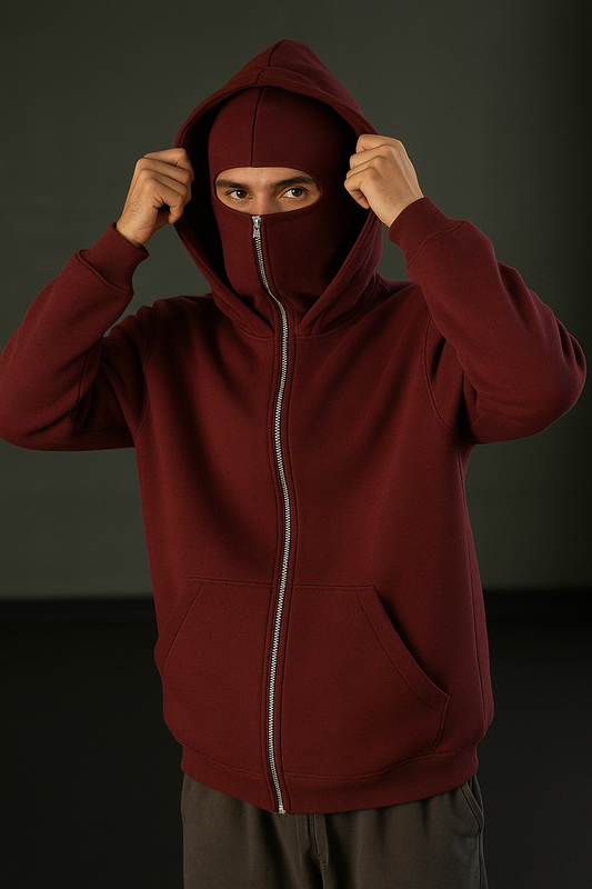 NINJA MAROON HOODIE