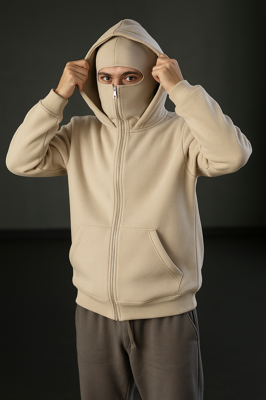 NINJA BEIGE HOODIE