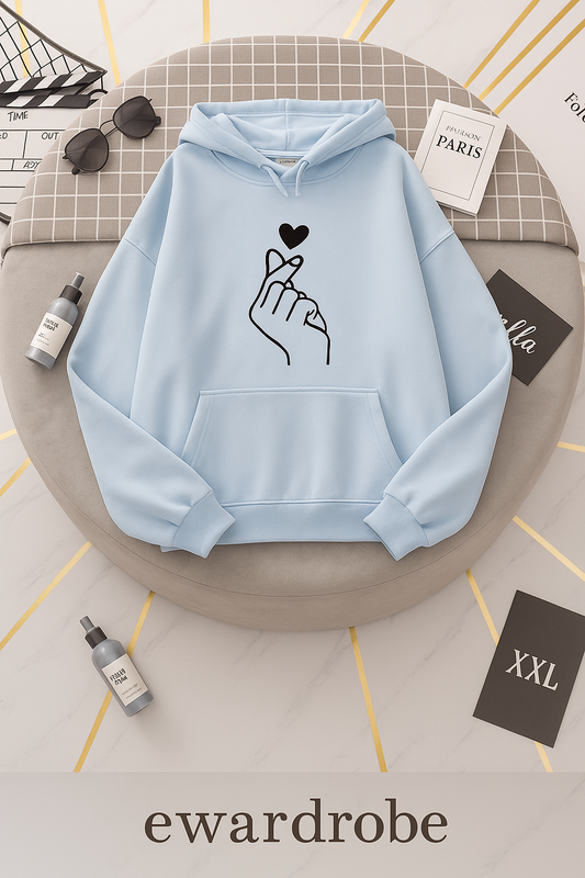 SKY BLUE HOODIE LOVE CHARM