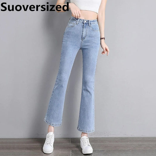 ICE BLUE BELL BOTTOM JEANS