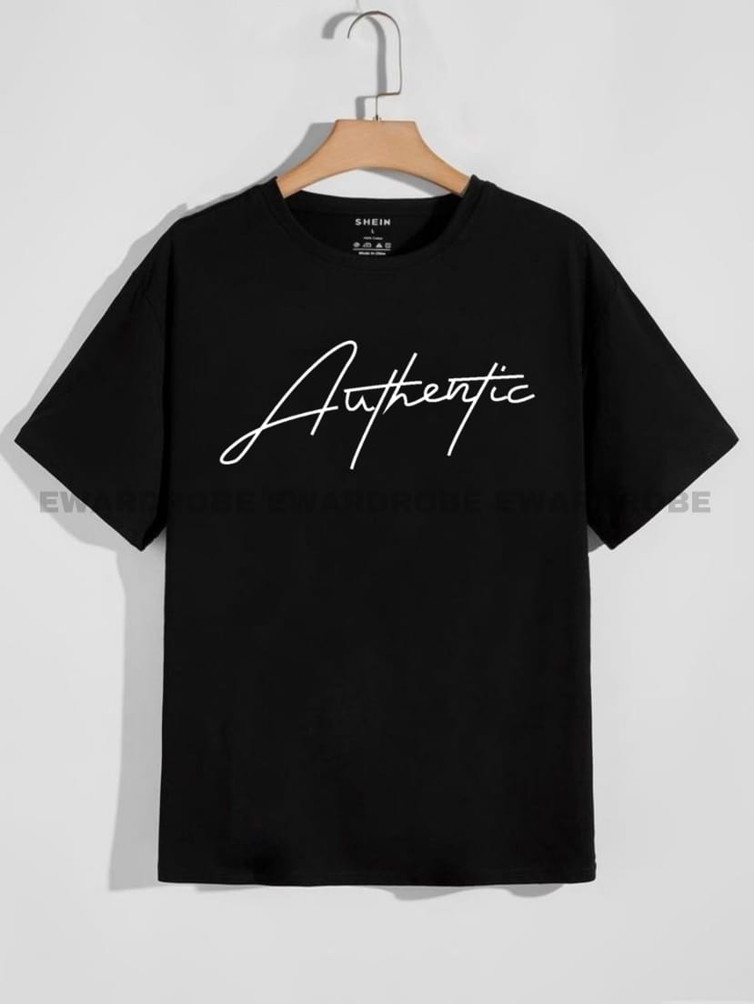 BLACK TSHIRT AUTHENTIC