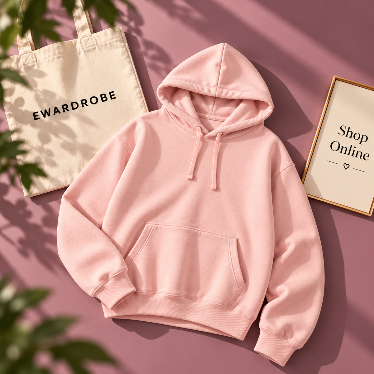 Basic Blush Pink Hoodie