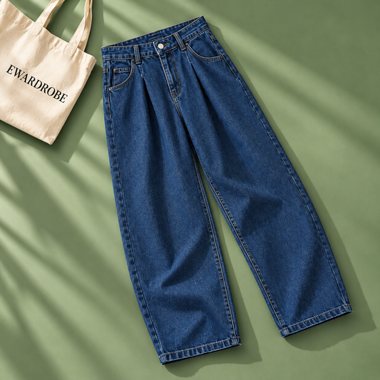 Mid Blue Mom Jeans