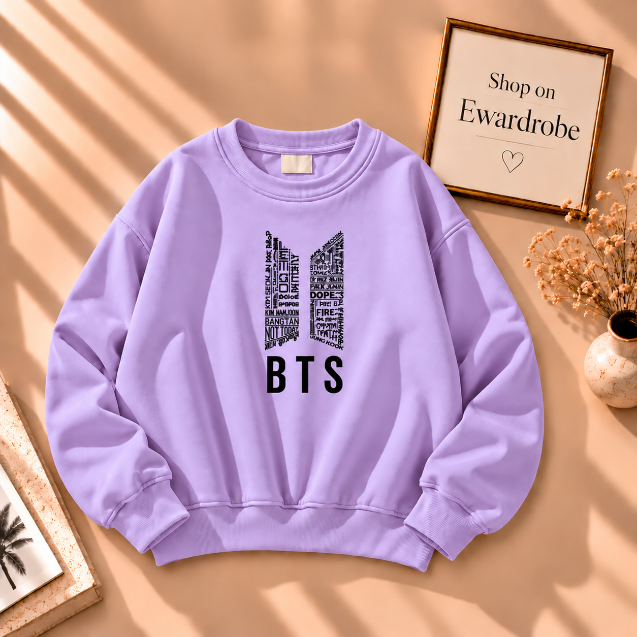 Detailed BTS Sweatshirt