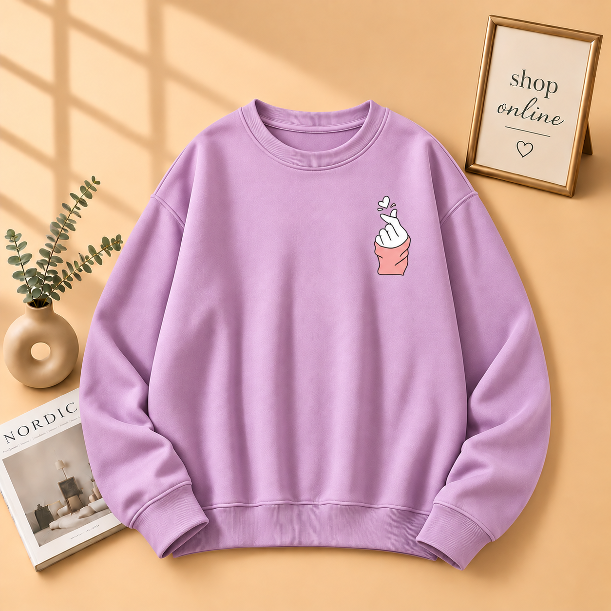 Pocket Love Charm Sweatshirt