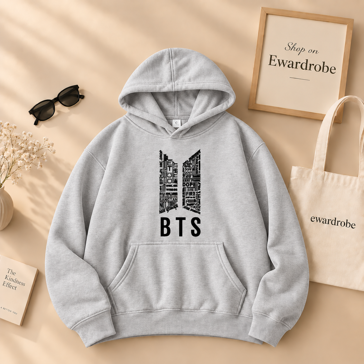 Detailed BTS Hoodie