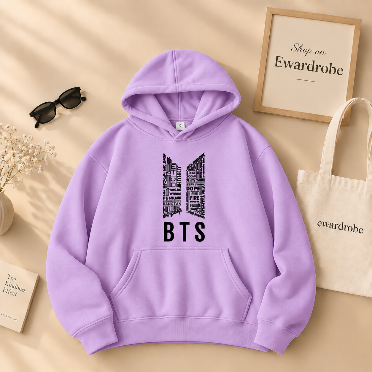 Detailed BTS Hoodie