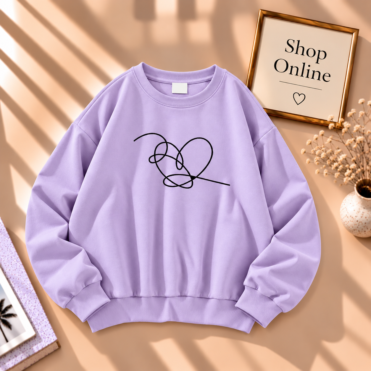 String Heart Sweatshirt