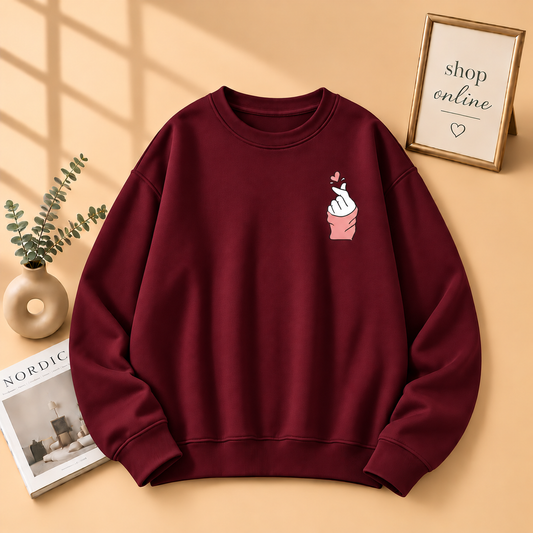 Pocket Love Charm Sweatshirt