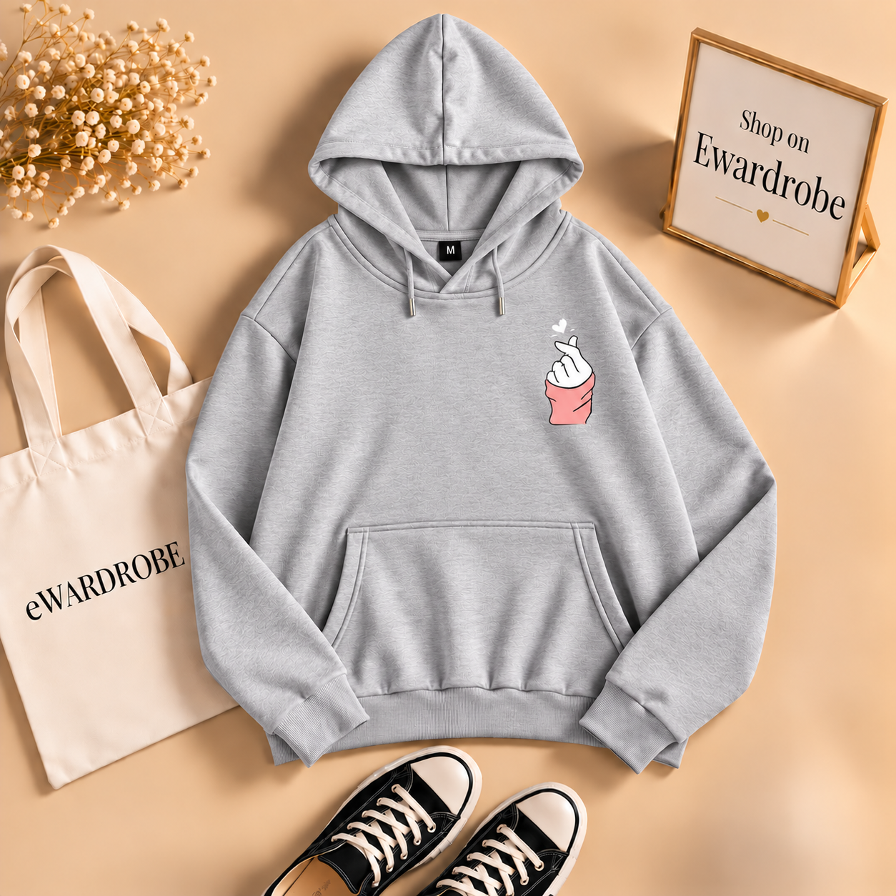 Pocket Love Charm Hoodie