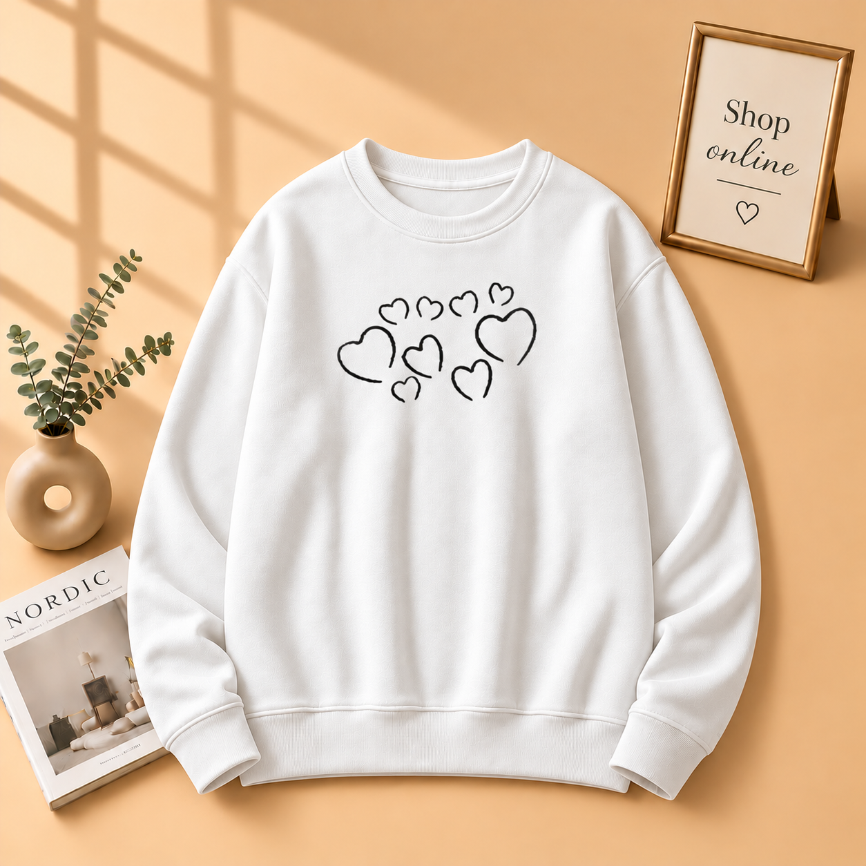 Plus Heart Sweatshirt