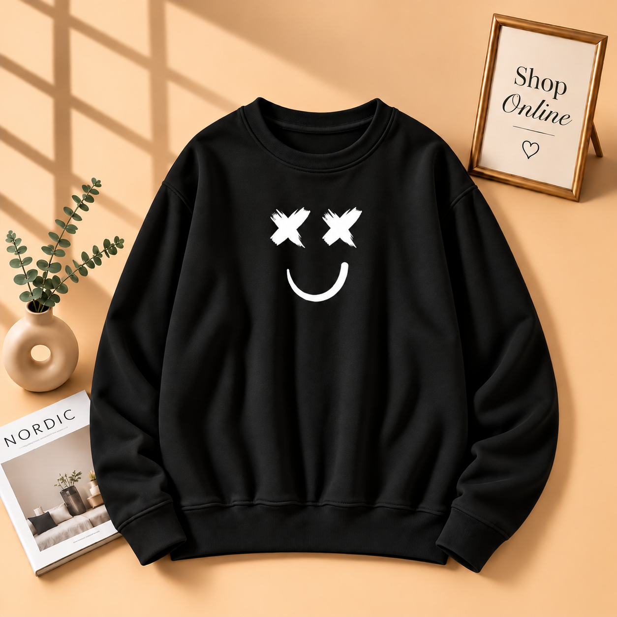 Marshmallow Printed Sweatshirt