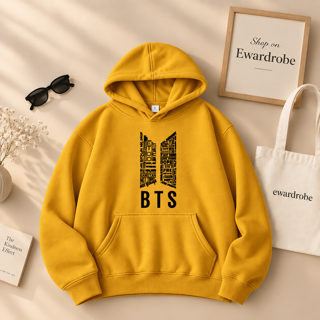 Detailed BTS Hoodie