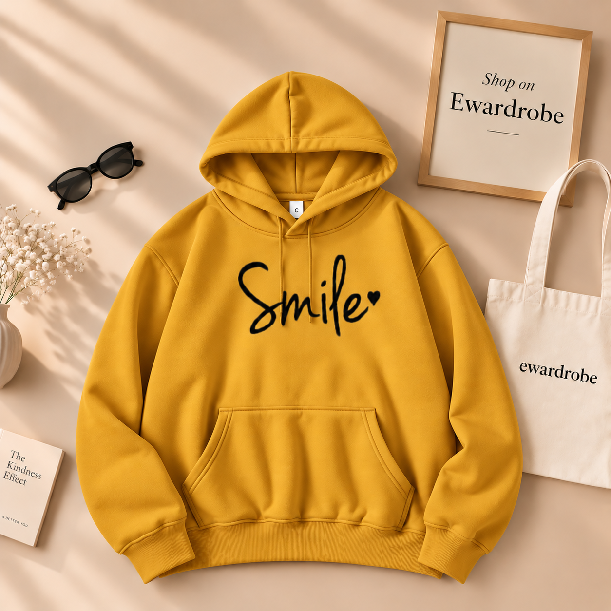 Smile Printed Hoodie