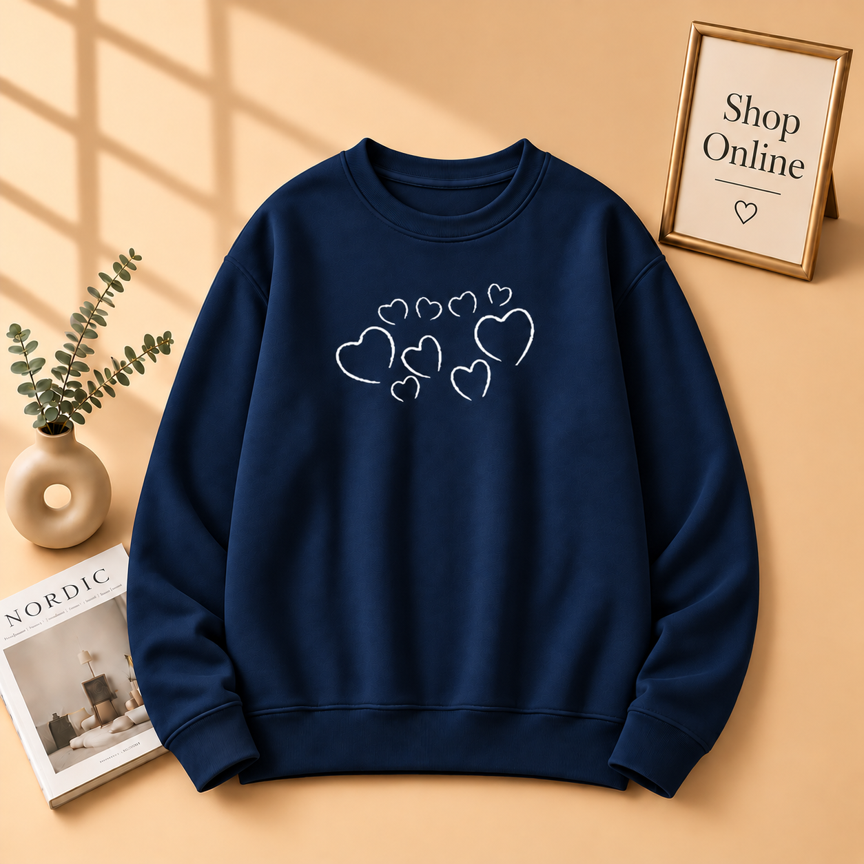 Plus Heart Sweatshirt