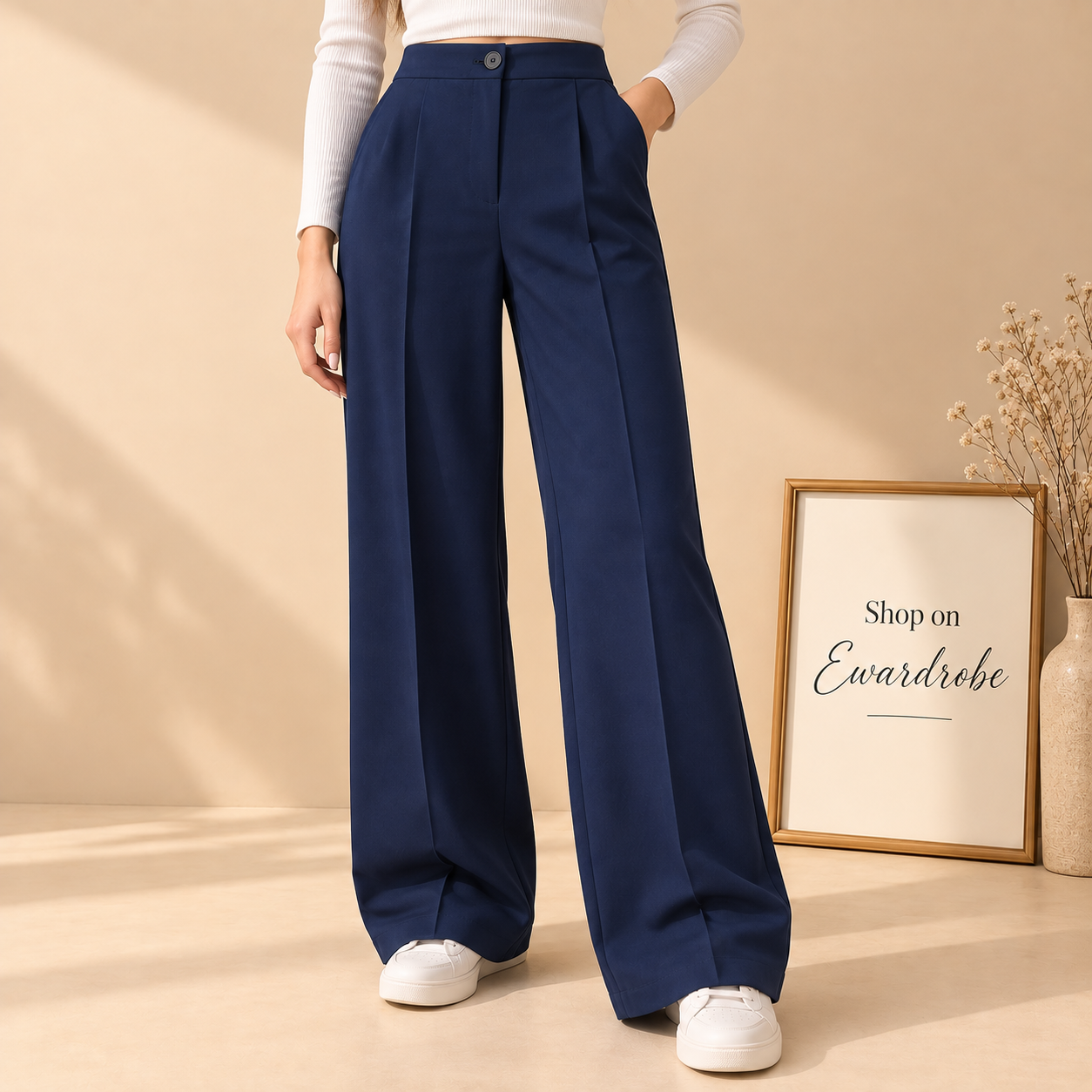 Navy Blue Formal Pant